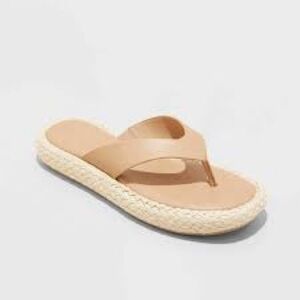 NWT Universal Thread Women's Ginger Espadrille Sandals With Memory Foam Size 7.5